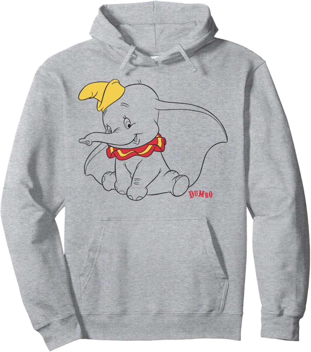 Disney Dumbo Outline Logo Pullover Hoodie