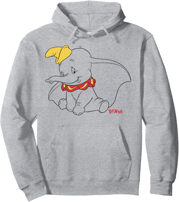 Disney Dumbo Outline Logo Pullover Hoodie