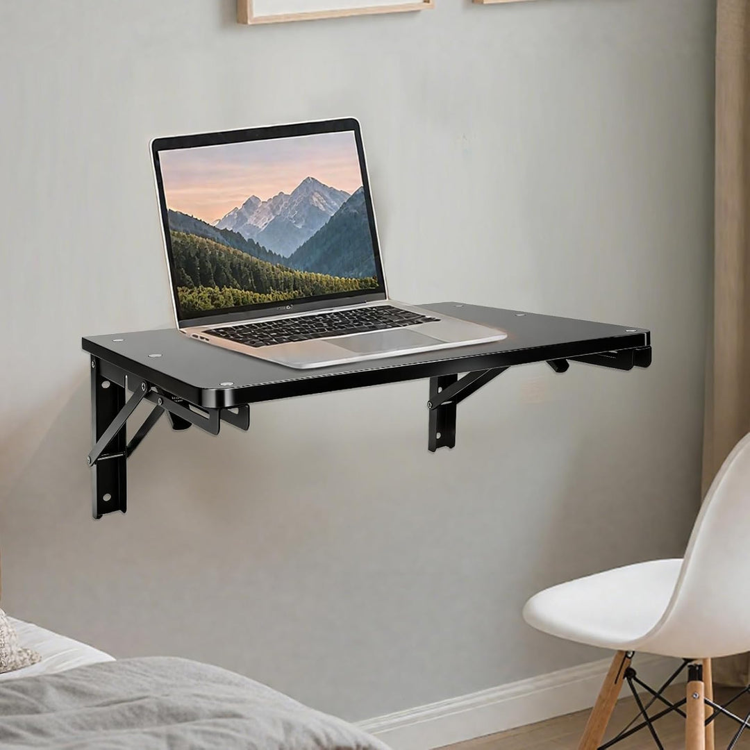 Wandklapptisch Klapptisch Wandmontage,42 * 30cm Holz Wandtisch Klappbar,Geeignet für Wohnzimmer, Sch