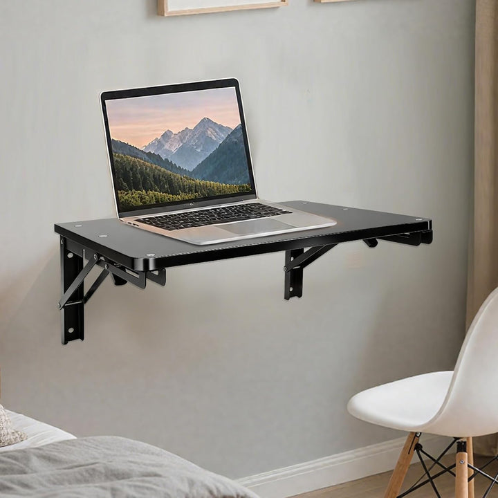 Wandklapptisch Klapptisch Wandmontage,42 * 30cm Holz Wandtisch Klappbar,Geeignet für Wohnzimmer, Sch
