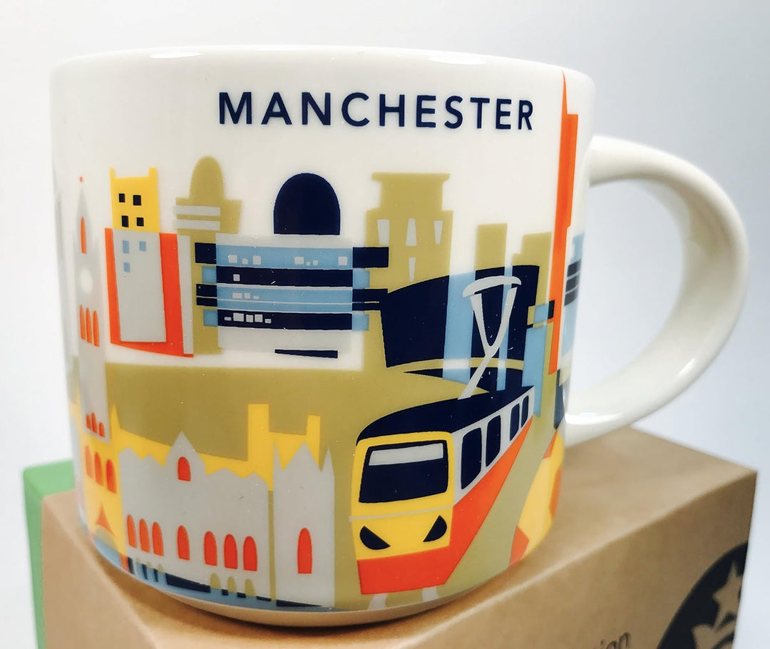 Sie sind hier Starbucks City Becher Kollektion Manchester England Kaffee Tasse
