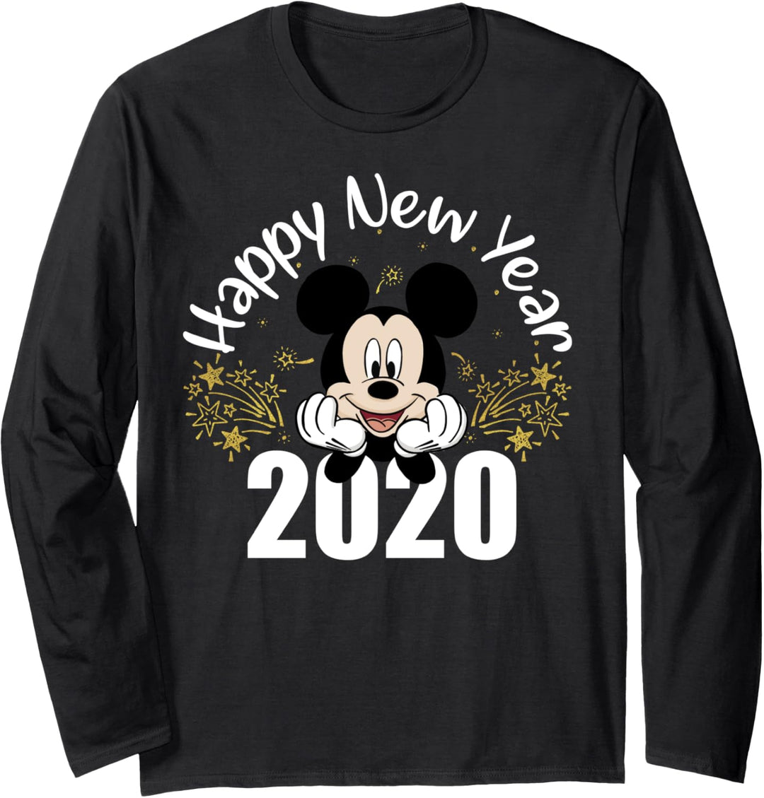 Disney New Year's 2020 Mickey Mouse Happy New Year Langarmshirt