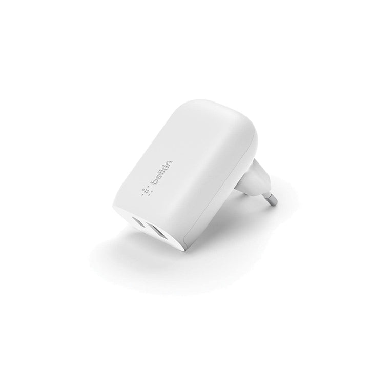 Belkin USB-C PPS PD Handy-Ladegerät, 37 W, mit 2 Anschlüssen, Power Delivery, 25-W-USBC- und 13-W-US
