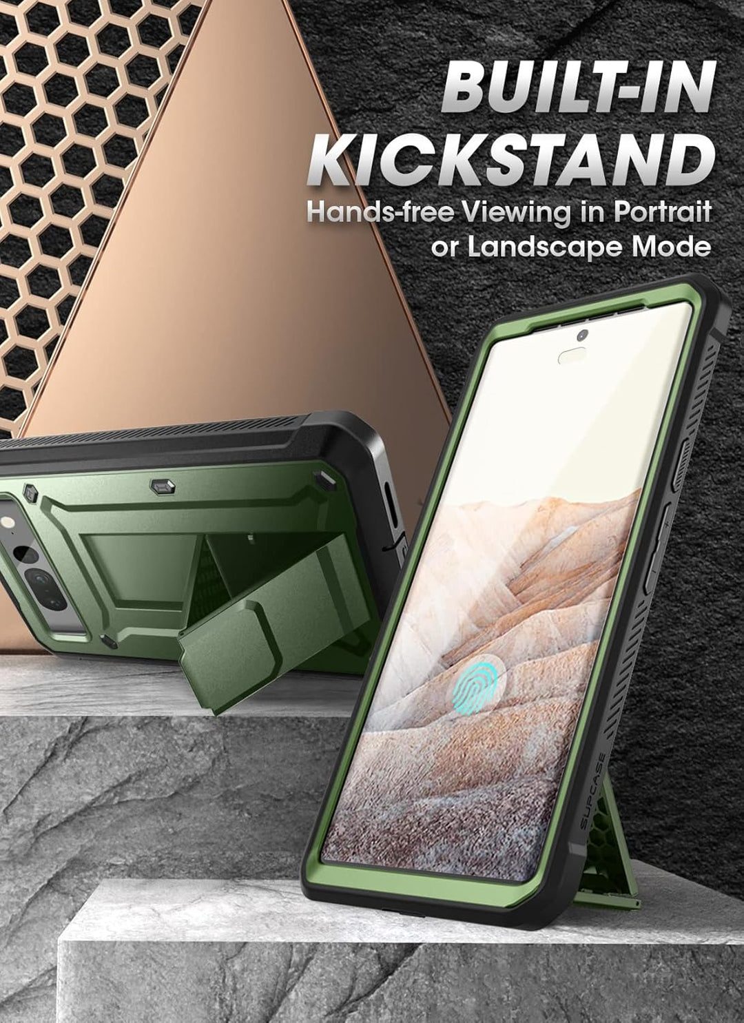 SUPCASE Unicorn Beetle Pro Series Hülle für Google Pixel 7 Pro (2022 Release), Ganzkörper-Schutzhüll