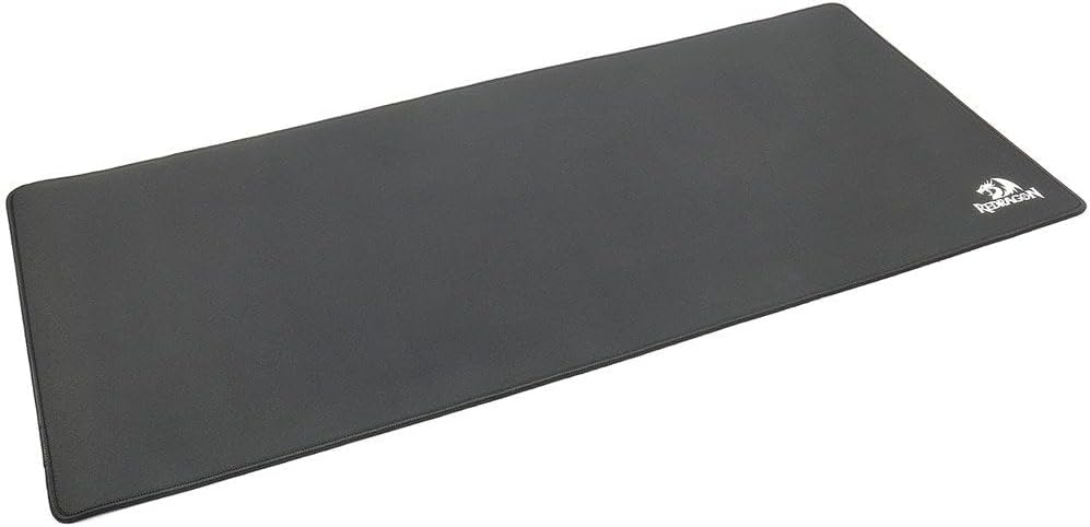 REDRAGON P032 Flick XL Mousepad Mauspad mit genähten Kanten, wasserdicht, für Arbeit, Spiele, Büro,