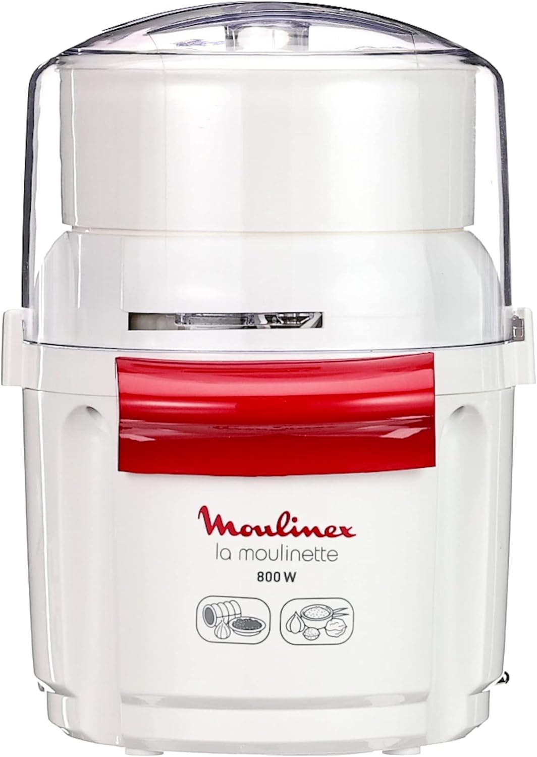 Moulinex AD5601 Moulinette-Zerkleinerer, 800 W, Hacken, Mixen und Kurz, System 1 – 2 – 3 Schnellbedi