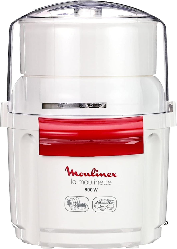 Moulinex AD5601 Moulinette-Zerkleinerer, 800 W, Hacken, Mixen und Kurz, System 1 – 2 – 3 Schnellbedi