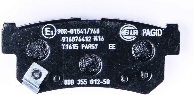 HELLA PAGID 8DB 355 012-501 Bremsbelagsatz - T1615 - Dicke/Stärke: 15mm - Bremssystem: Mando - mit a