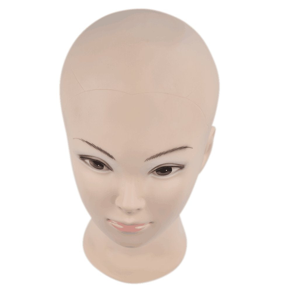 Mannequin-Kopf, weiblich ohne Haare, zum Üben für Perückenherstellung und Ausstellen von Perücken, m