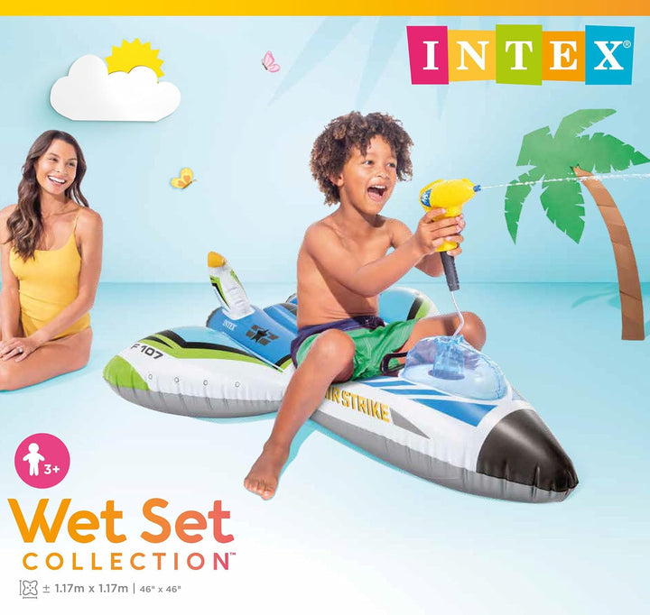 Intex WATER GUN PLANE RIDE-ONS, 117 x 117 cm