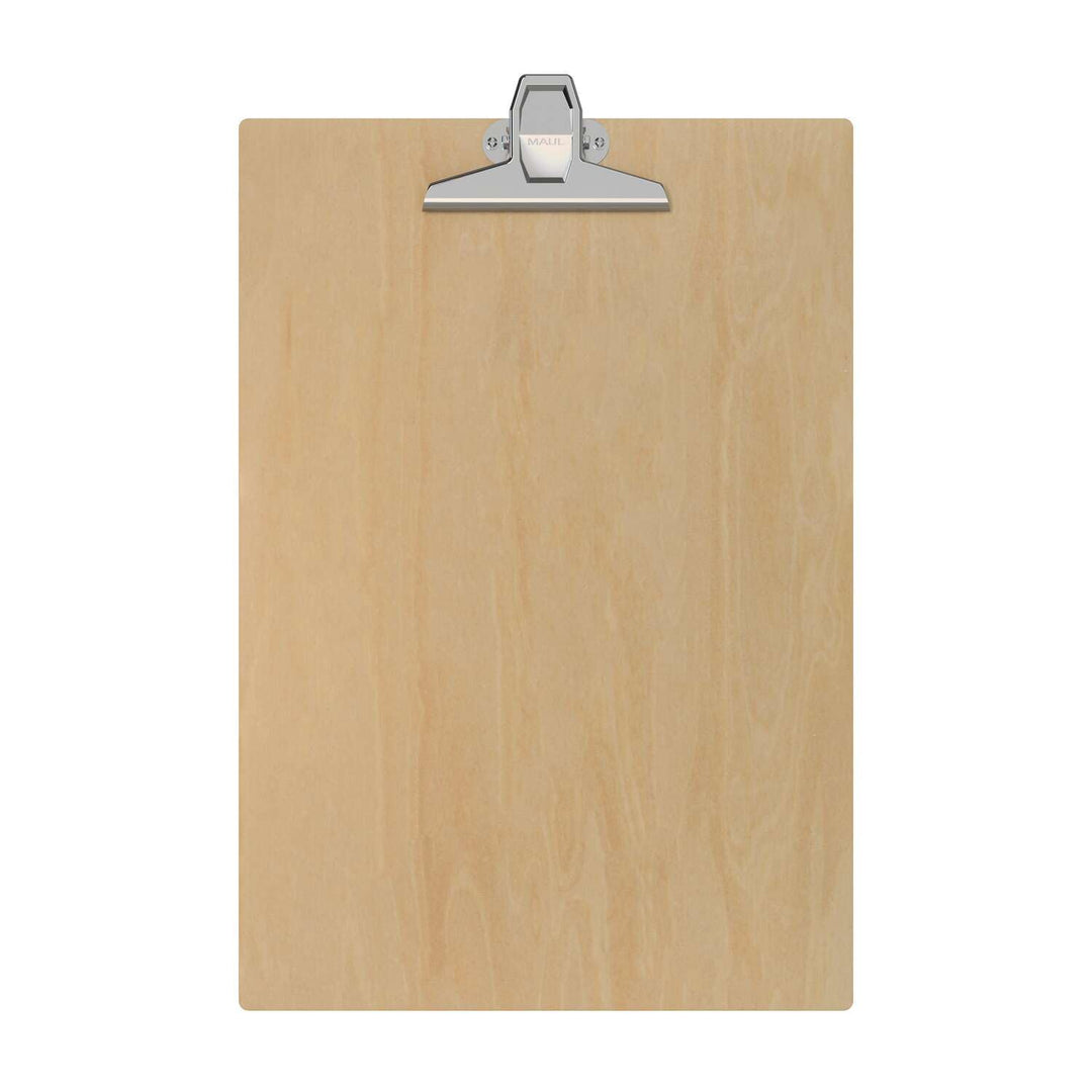 MAUL Klemmbrett A3 | Hochwertiges Holz im A3 Hochformat | Stabiles Klemmbrett mit Vintage Klemmer |