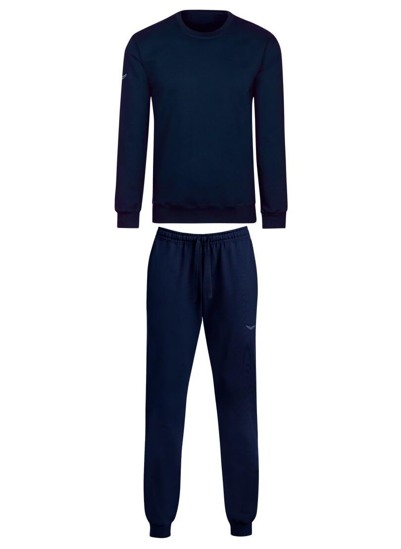 Trigema Bio-Freizeitanzug S Blau, S Navy