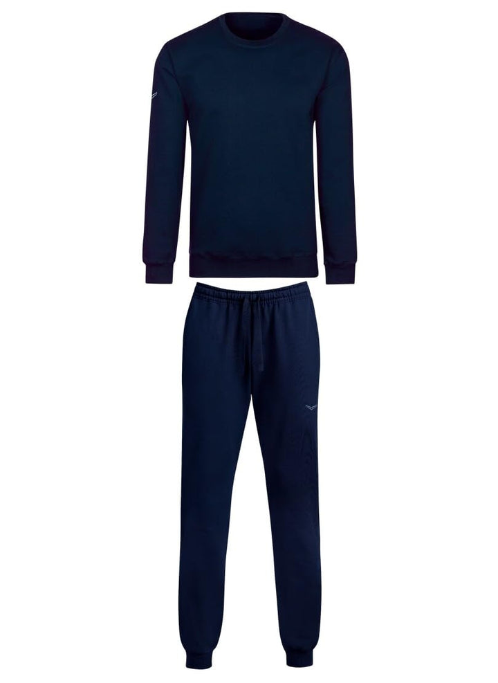 Trigema Bio-Freizeitanzug S Blau, S Navy
