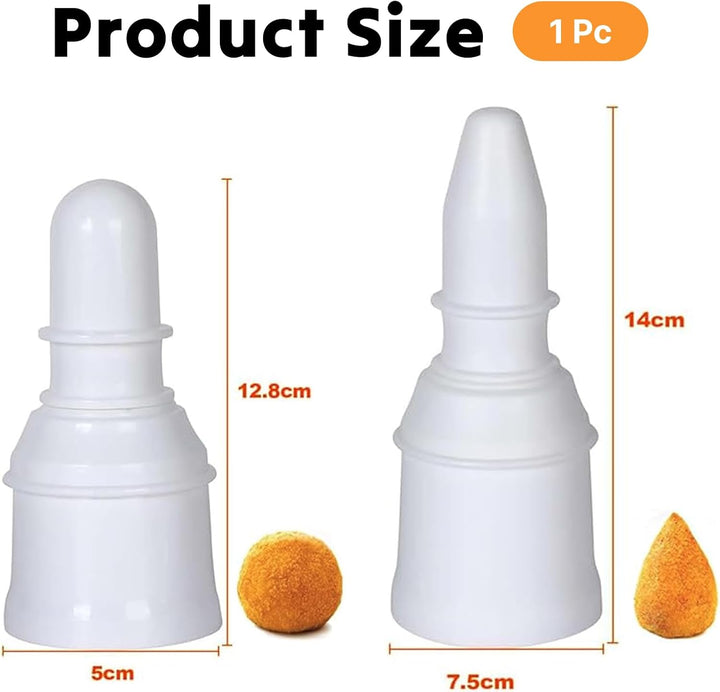 2 Stück Onigiri Form, 2 Form Arancini Maker, Onigiri Maker, Multifunktionale Reisbällchen 80-160g Fa