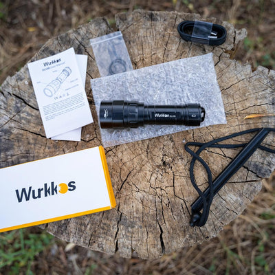 Wurkkos DL10R Tauchlampe, 4500 Lumen Unterwasser Taschenlampe Eingebaute USB-C-Aufladung, Cree XHP70