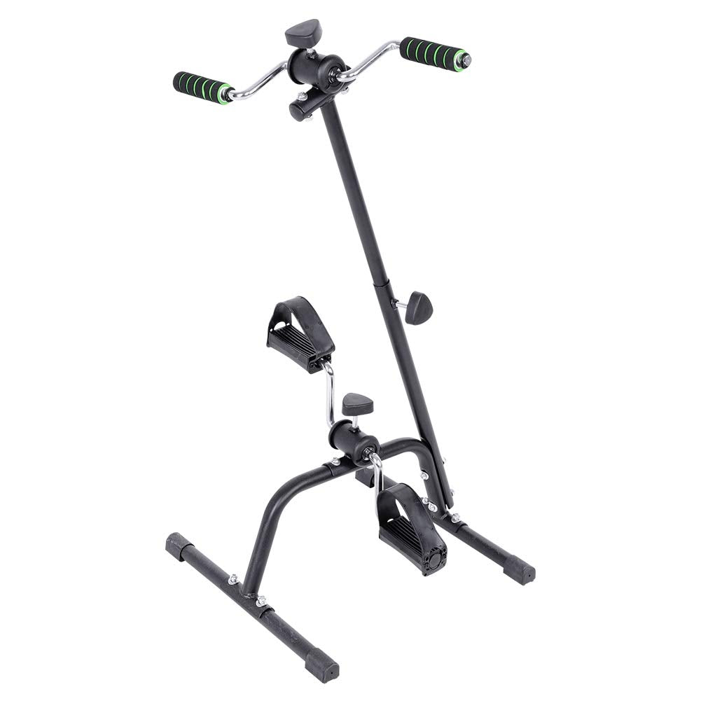 Mini-Heimtrainer, Arm- und Beinübung, Fahrrad Training für ältere Menschen mit Behinderungen, Schwar