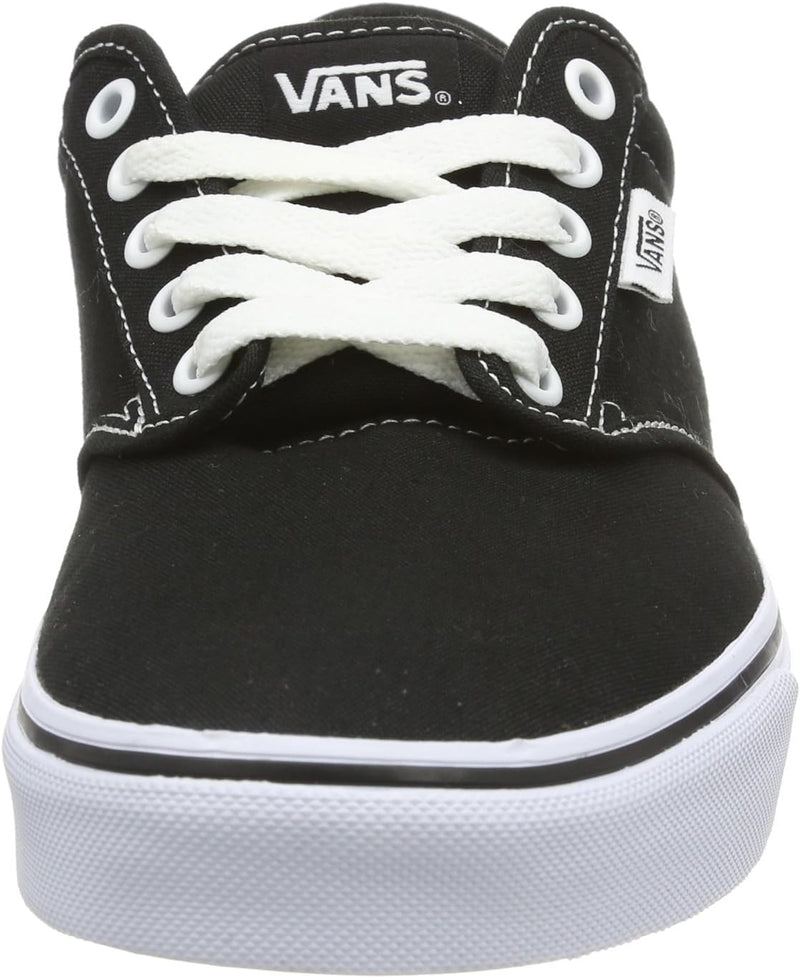 Vans Herren Atwood Sneaker 37 EU Schwarz Canvas Blk Wht 187, 37 EU Schwarz Canvas Blk Wht 187