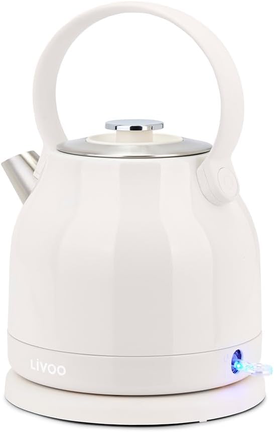 Wasserkocher 1,5 l 2200 W cremefarben - DOD202C - livoo, Cremefarben