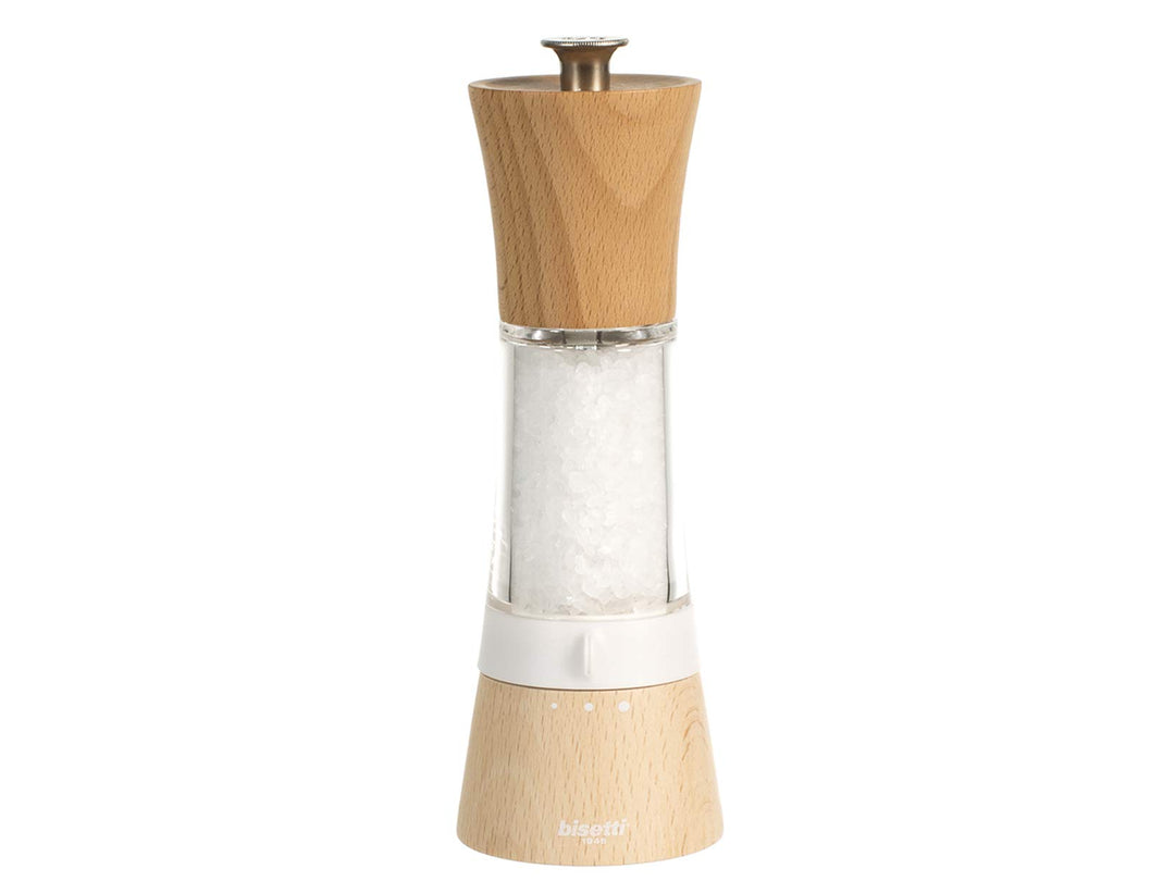 Bisetti Salzmühle, Holz, Hellbraun, 18 h cm, 18 cm