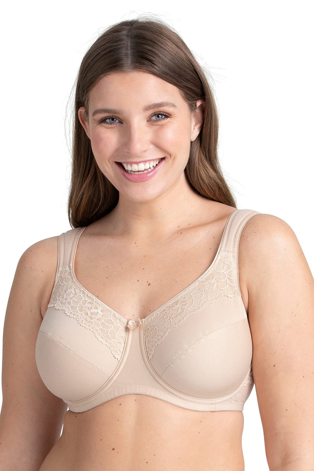 Miss Mary of Sweden Minimizer Bügel-BH Cotton Now Flatcup 90F Beige, 90F Beige