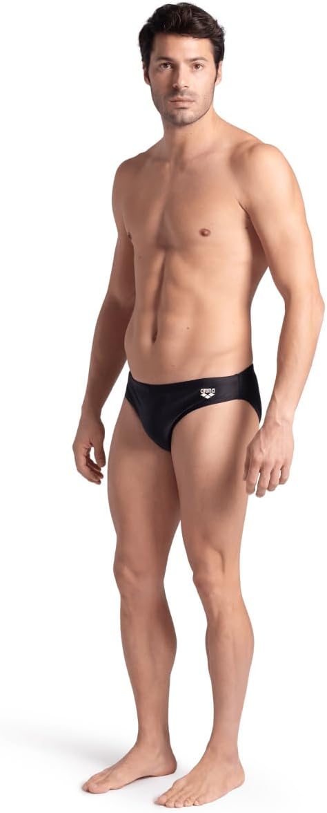 ARENA Herren Santamarias Badehose 44 Black-white, 44 Black-white