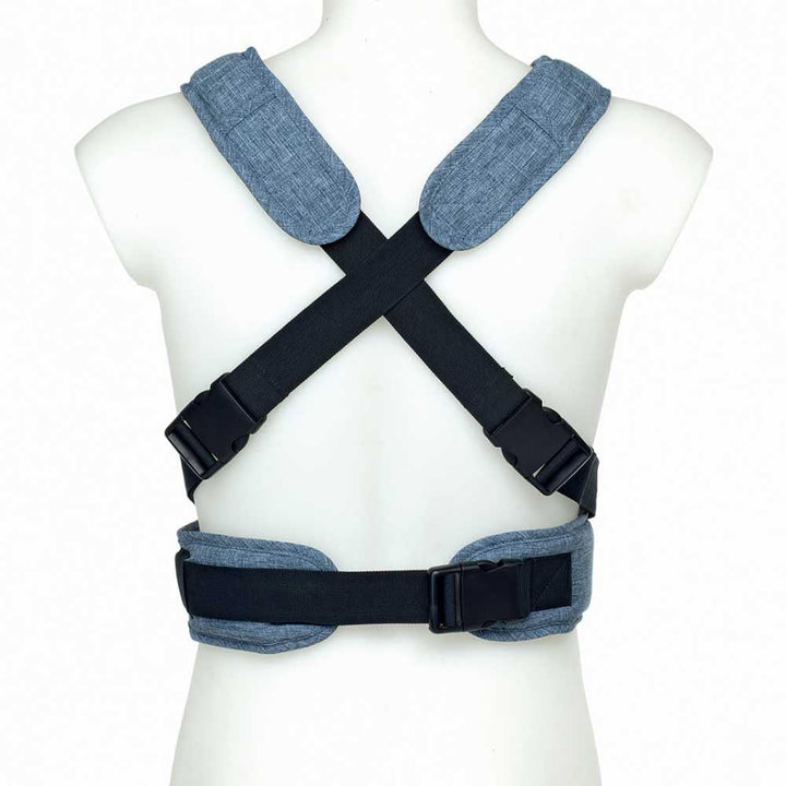 Foppapedretti Babytrage, für Kinder von 3,5 bis 9 kg, Jeans Blau 1 UnitࠨConfezione da 1), Blau 1 Uni