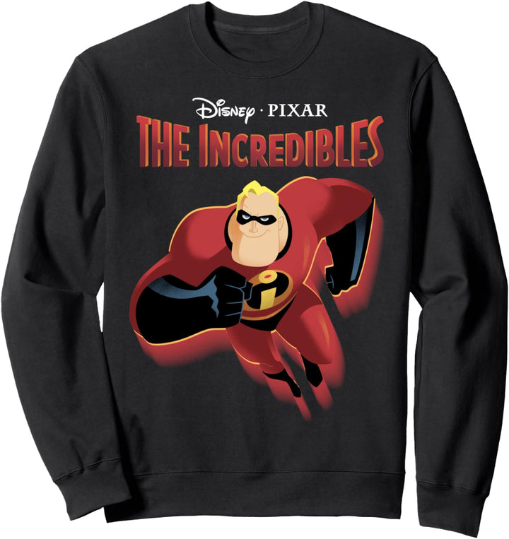 Disney Pixar Incredibles Mr. Incredible Simple Logo Poster Sweatshirt