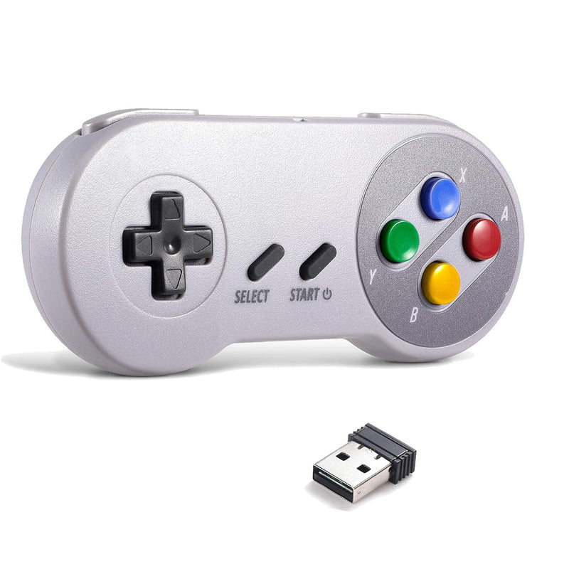 miadore 2.4G Wireless Controller Chargeable Classic SNES USB Gamepad Joystick mit USB-Empfänger/Lade