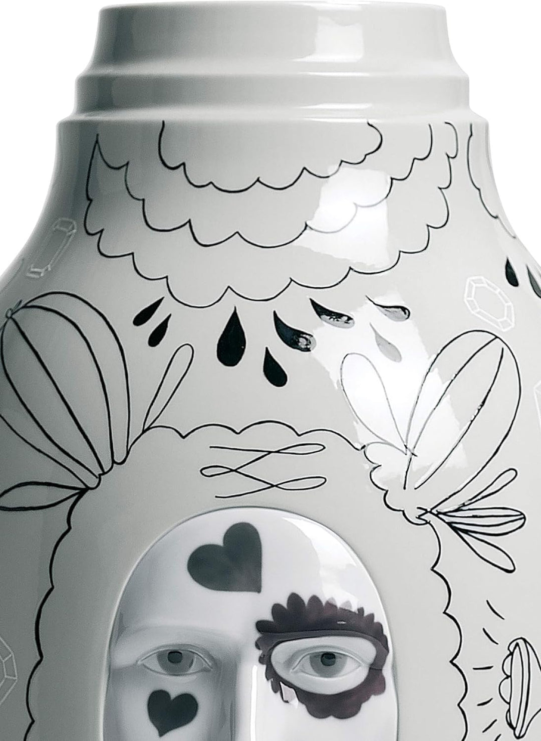 LLADRÓ Conversation Vase Ii. by Jaime Hayon. Vase. Porzellan.