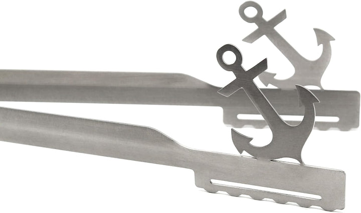 Grillzange Motiv Anker spülmaschinengeeignet, Geschenkidee, Männergeschenk, Geschenk Seefahrer, Kapi