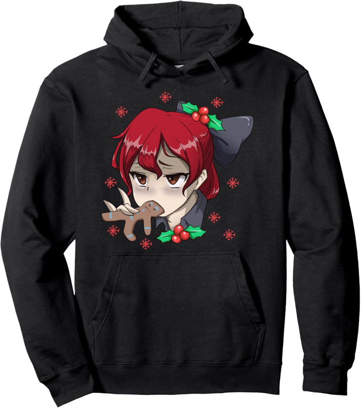 Ugly Christmas Otaku Ahegao Weihnachten Ecchi Etchi Hentai Pullover Hoodie