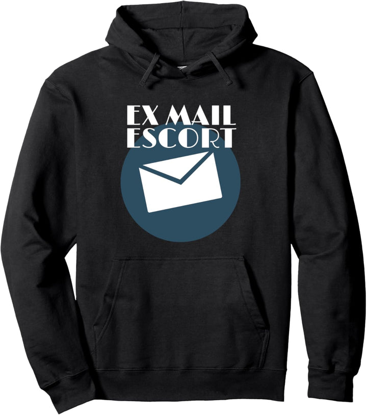 Retired Mailman Ex Mail Escort Retiring Mail Carrier Pullover Hoodie