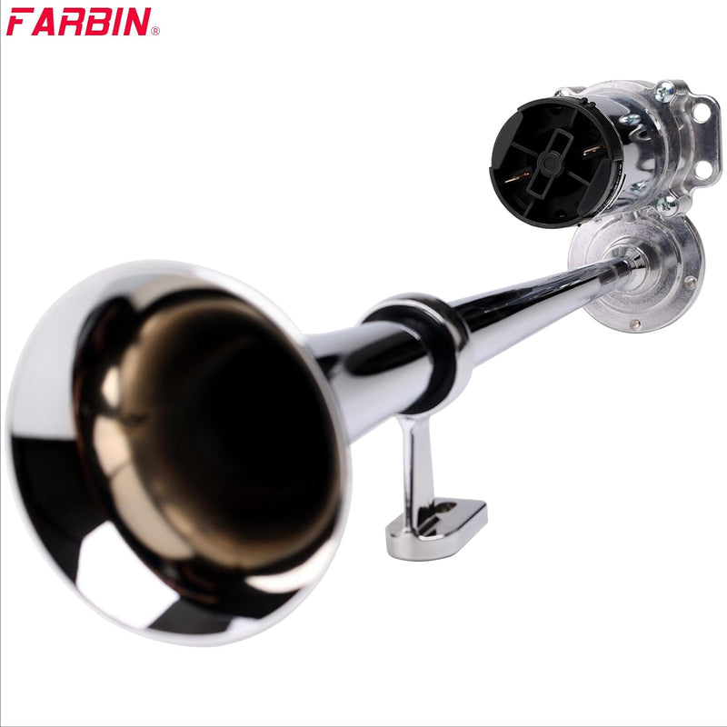 12V Hupe Lkw Hupe Luft Horn, Drucklufthorn Lufthorn Trumpet Air Horn mit Kompressor für alle 12V Fah