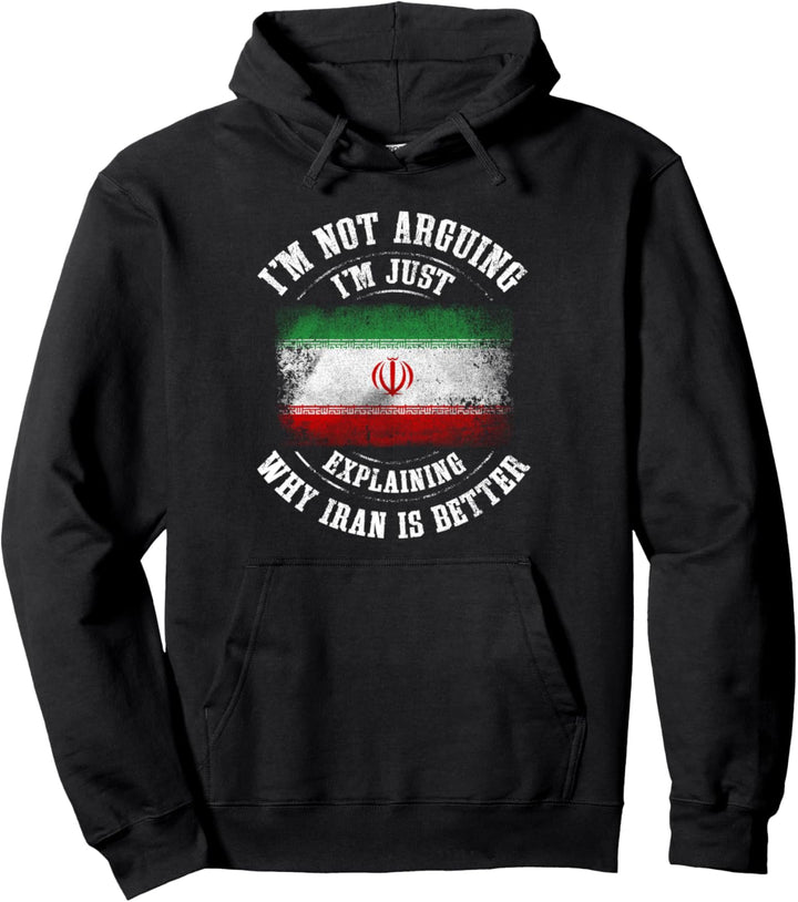 Iranische Wurzeln, iranisches Erbe, stolze Iraner Flagge Pullover Hoodie