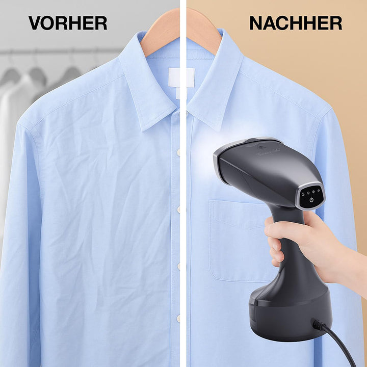 Rosenstein & Söhne Handdampfglätter: Hand-Dampfglätter, 1.900 W, 280 ml Tank, 25-30 g/Min. Dampf, 3