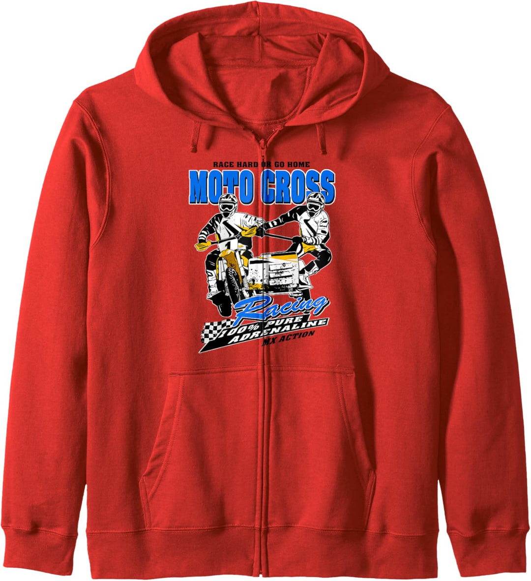 Sidecarcross - Seitenwagen Moto Cross Kapuzenjacke