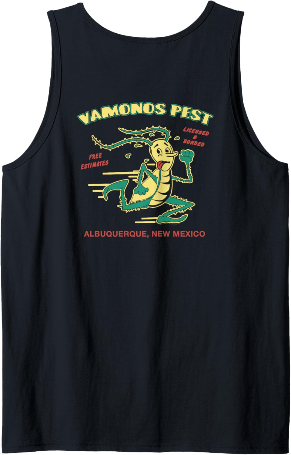 Breaking Bad Vamanos Pest Rückseitendruck Tank Top