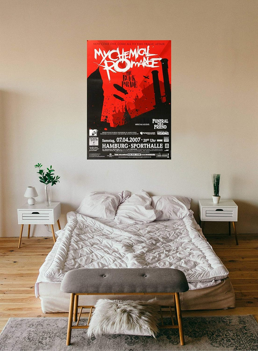 My Chemical Romance - Now Come One, Hamburg 2007 » Konzertplakat/Premium Poster | Live Konzert Veran