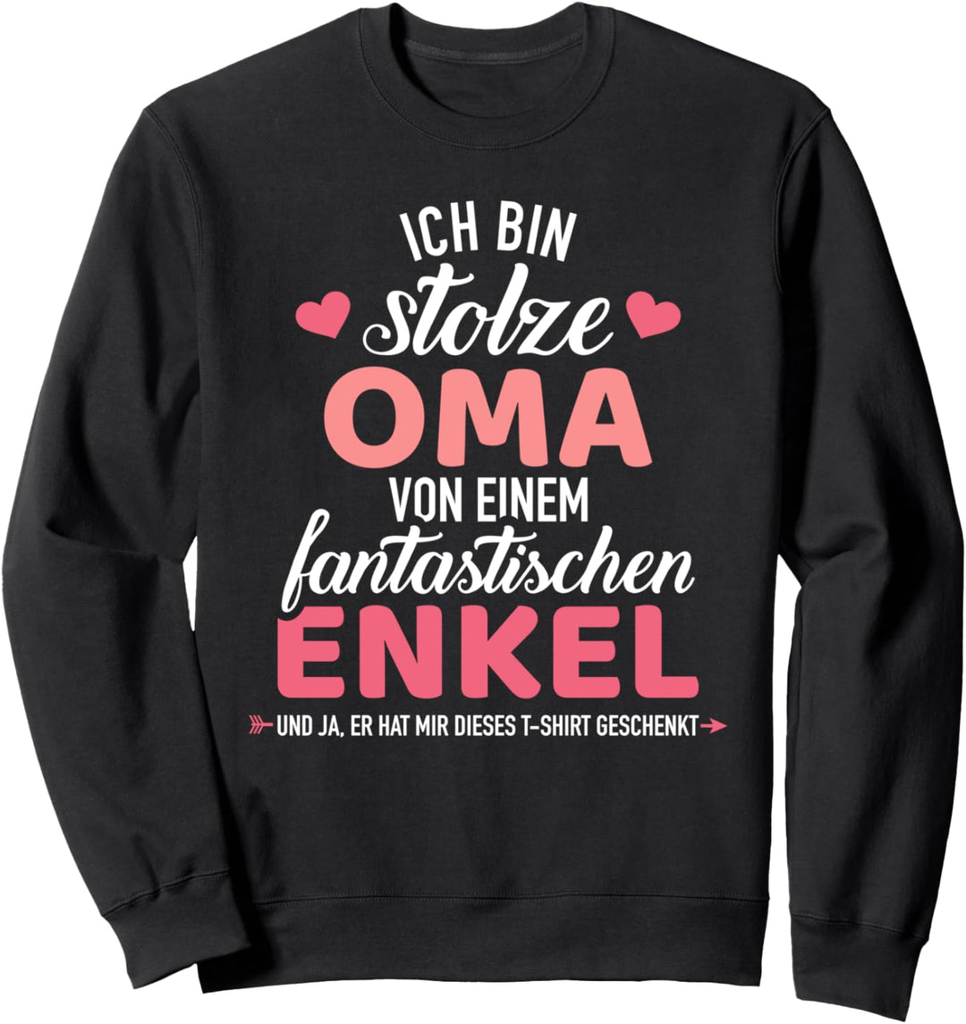 Stolze Oma eines fantastischen Enkel von Enkelsohn Sweatshirt