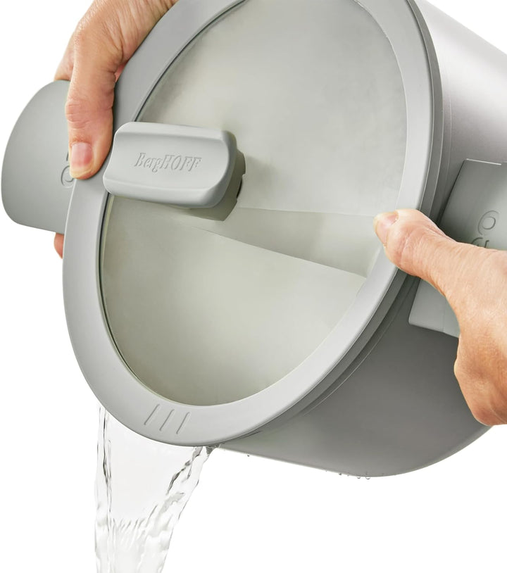 Berghoff Leo Antihaft Wok mit Deckel Balance Moonmist 28cm