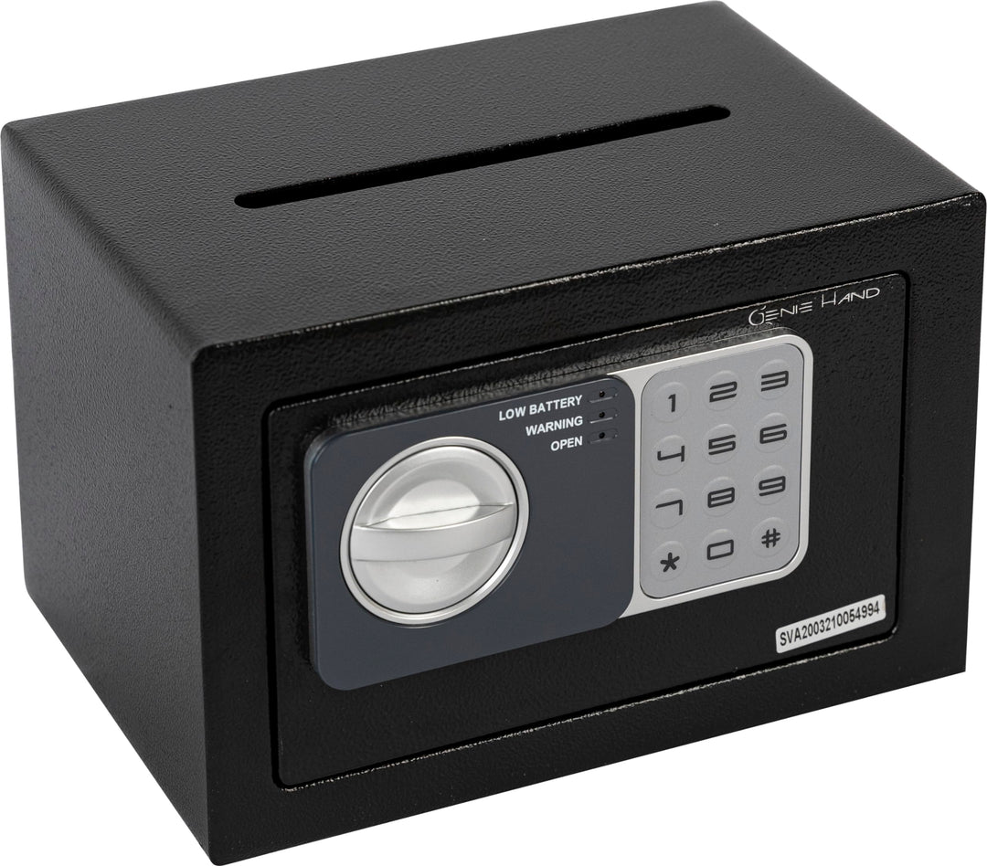 Genie Hand – Elektronischer Tresor Safe mit Einwurfschlitz – B-Klasse-Schloss – Anti-Bounce-Technolo