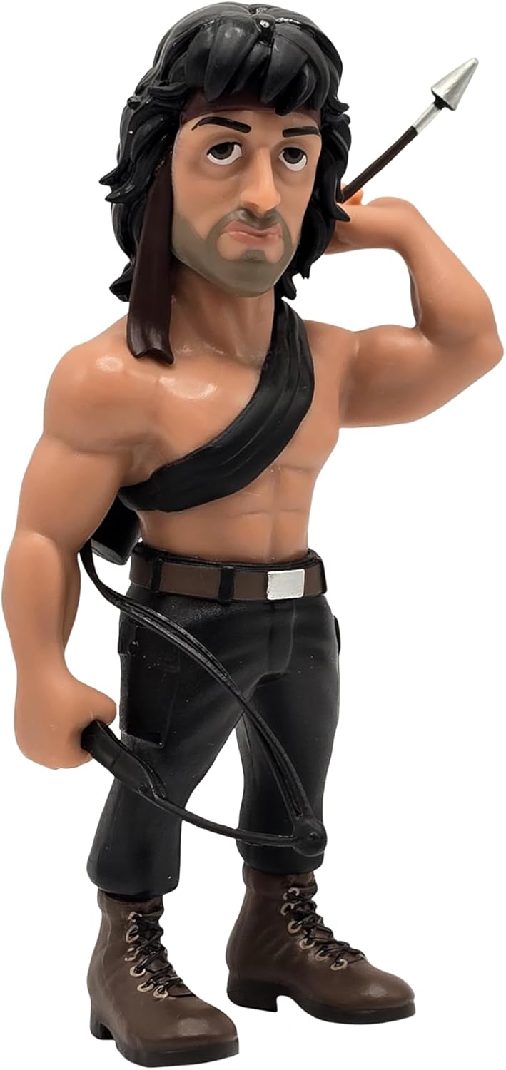 MINIX Rambo Figur mit Bogen - Rambo - Sammlerstücke 12 cm für Ausstellung, Geschenkidee für Kinder u