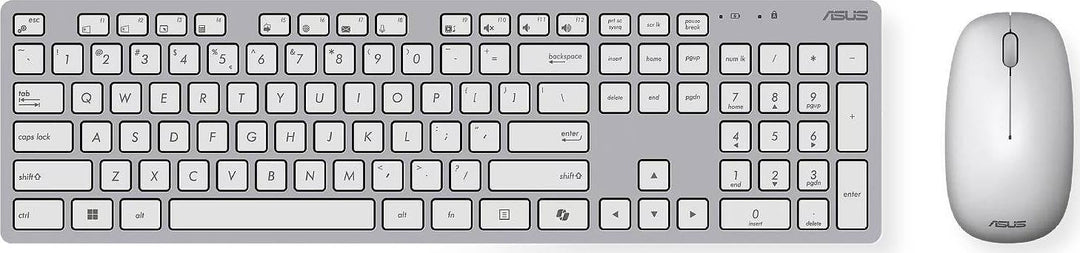 ASUS W5000 Wireless Keyboard+Maus Set Copilot DE Layout weiss