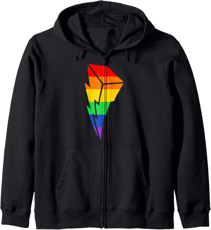 Power Rangers Pride Bolt Rainbow Kapuzenjacke