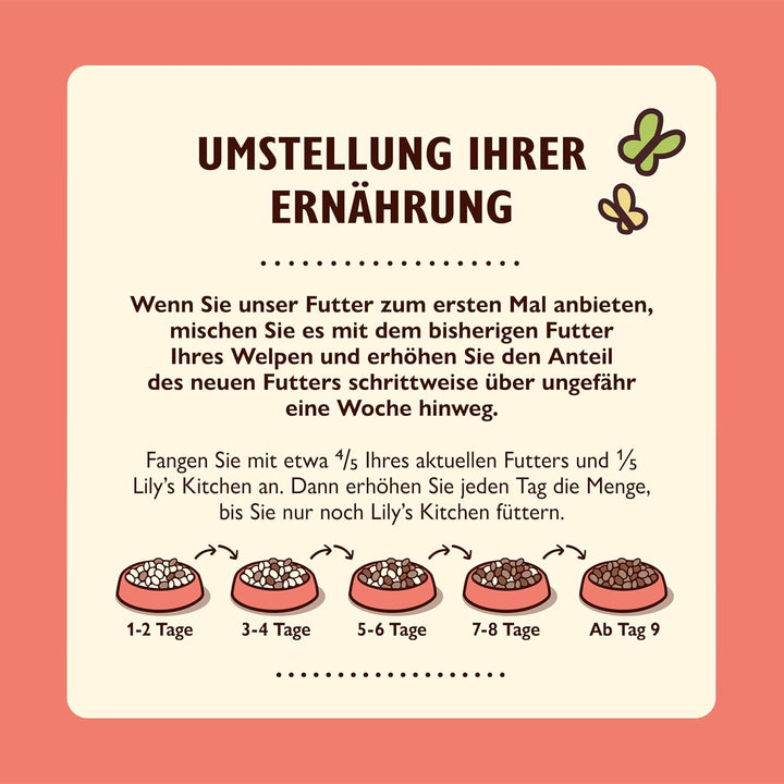 Lily's Kitchen Natürliches Trockenfutter für Welpen Huhn Lachs und Erbsen (2.5kg Pack) Huhn 2.5kg, H