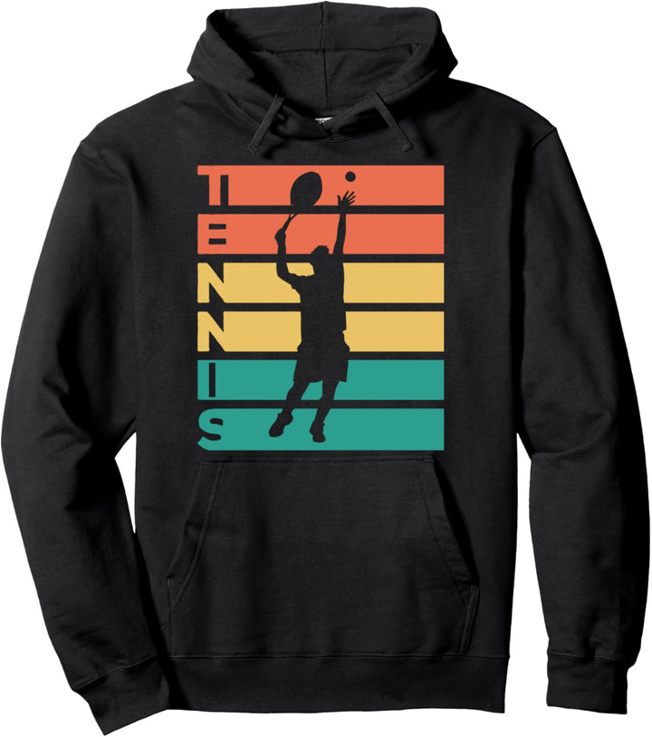 Retro Vintage Tennis Geschenk für Tennisspieler Pullover Hoodie