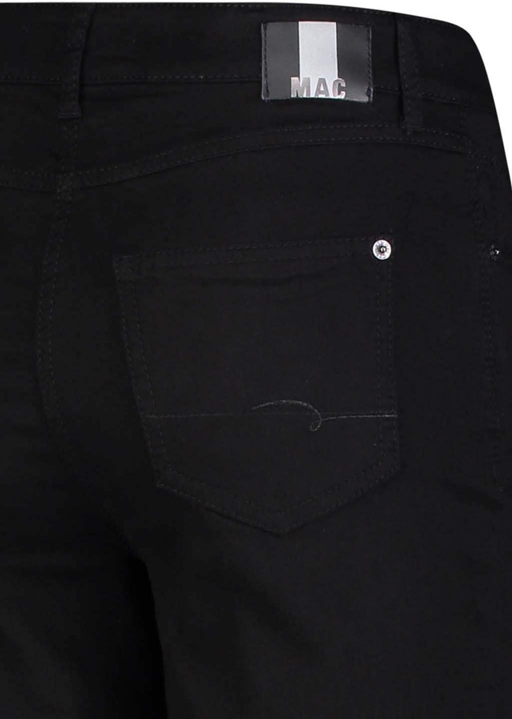 MAC Jeans Damen Jeans Hose Melanie Stretchdenim Grey 34 Black Black (D999), 34 Black Black (D999)