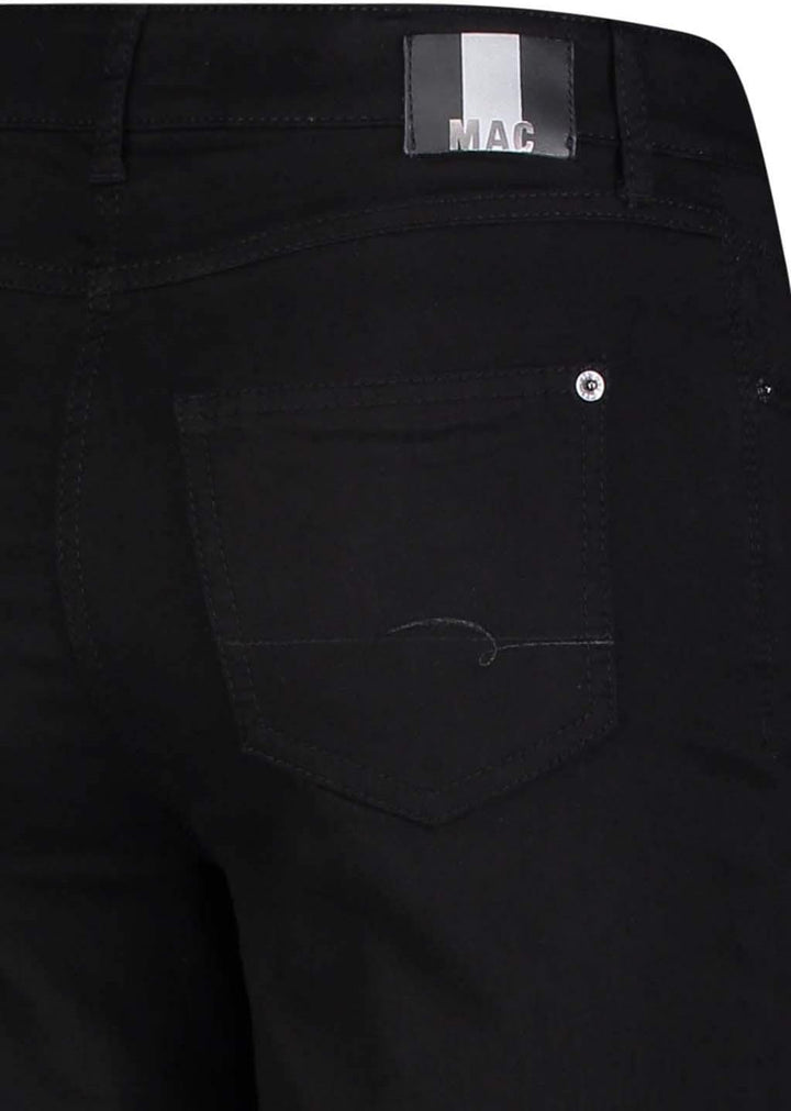 MAC Jeans Damen Jeans Hose Melanie Stretchdenim Grey 34 Black Black (D999), 34 Black Black (D999)