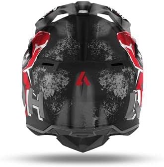 Airoh Helmet Wraap Alien Red Matt XL Rot, XL Rot