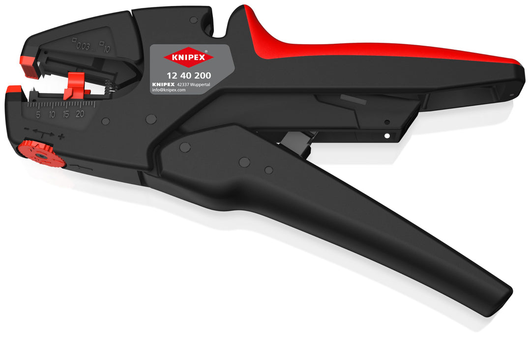 Knipex Selbsteinstellende Abisolierzange 200 mm 12 40 200 EAN Single, Single